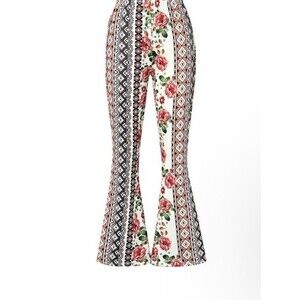 Forbidden Pants- Boho Flare Bell Bottom - 70s Style High Waist